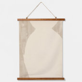 Minimalistisch vassilhouet hangend wandkleed (Voorkant 2)