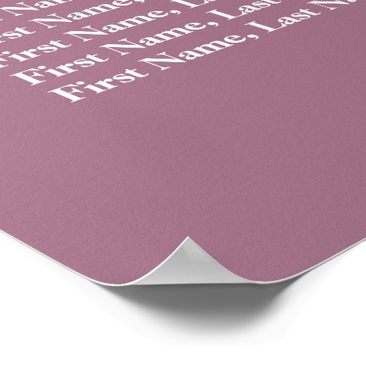 Minimalistisch vast modebruidszitje poster (Hoek)