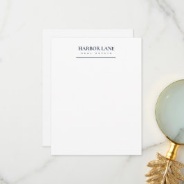 Minimalistisch Vastgoed | Bewerkbare Zakelijke Ond Bedankkaart