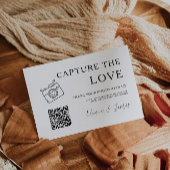 Minimalistisch vastleggen van de liefde Kaart Sjab