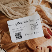 Minimalistisch vastleggen van de liefde Kaart Sjab