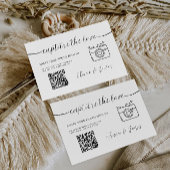 Minimalistisch vastleggen van de liefde Kaart Sjab