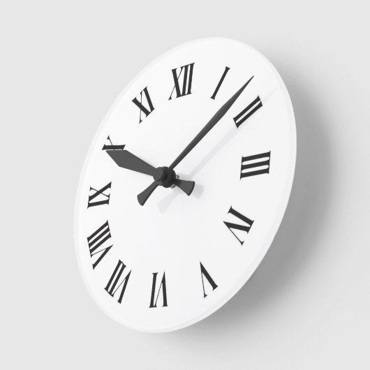 Minimalistisch vectorklokontwerp ronde klok (Hoek)