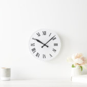 Minimalistisch vectorklokontwerp ronde klok (Huis)