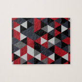 Minimalistisch veelhoekpatroon (Prism) Legpuzzel (Horizontaal)