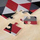 Minimalistisch veelhoekpatroon (Prism) Legpuzzel (Zijkant)