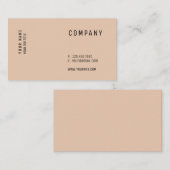 Minimalistisch veelzijdig Visitekaartje (Voorkant / Achterkant)