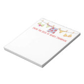 Minimalistisch ventilator voor moderne zomerzwembr notitieblok (Linkerzijde)