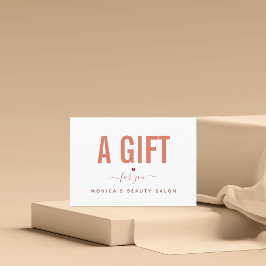 Minimalistisch verbrand Oranje Beauty Salon Spa Ma