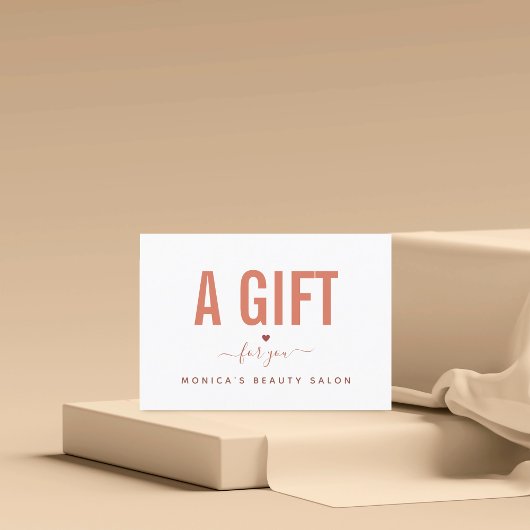 Minimalistisch verbrand Oranje Beauty Salon Spa Ma