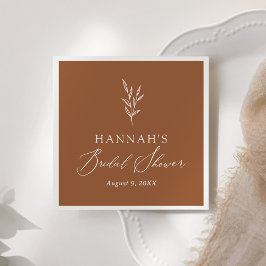 Minimalistisch verbrand Sinaasappel Boho Vrijgezel Servet