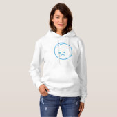 Minimalistisch Verdriet Icoon Hoodie (Voorkant volledig)