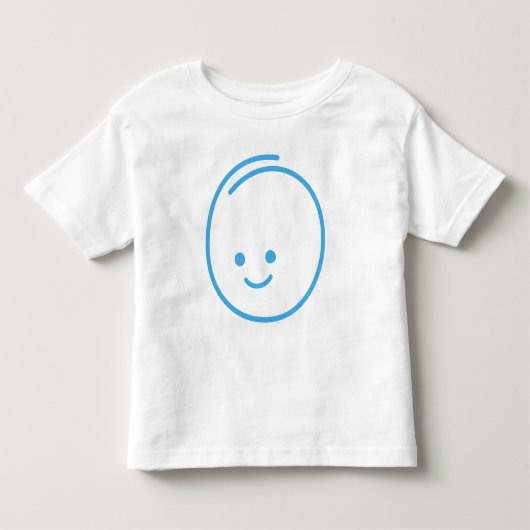 Minimalistisch Verdriet Icoon Kinder Shirts (Voorkant)