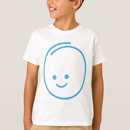 Minimalistisch Verdriet Icoon T-shirt (Voorkant)