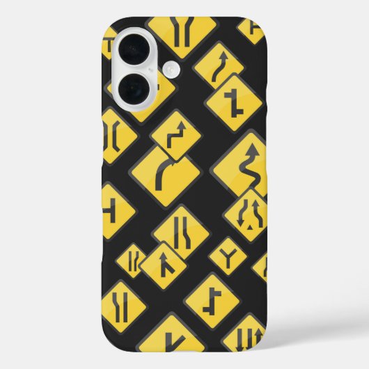 minimalistisch verkeersbord Case-Mate iPhone case (Achterkant)
