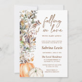 Minimalistisch verliefd worden herfst Herfst Baby  Kaart (Voorkant)