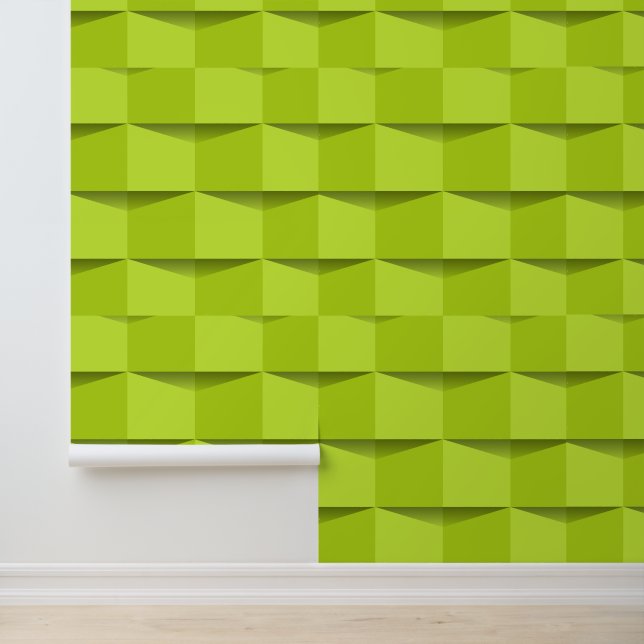 Minimalistisch verloop Abstract in felgroene tinte Behang (Applicatie)