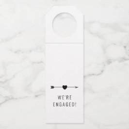 minimalistisch | Verloving | Black Bottle Hanger L