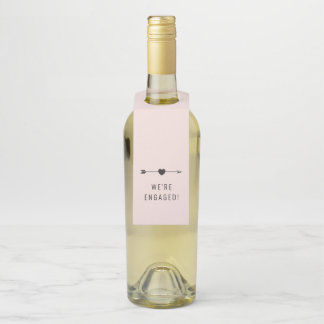 Minimalistisch | Verloving Blush | Fles Hanger Lab
