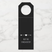 minimalistisch | VERLOVING | Bottle Hanger Label (Voorkant)