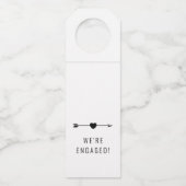 minimalistisch | VERLOVING | Bottle Hanger Label (Voorkant)