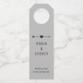 minimalistisch | Verloving Dove Gray | fleshanger Flessenhanger (Achterkant)