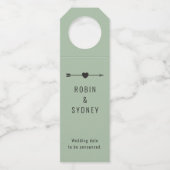 minimalistisch | Verloving zeeschuim | fleshanger Flessenhanger (Achterkant)