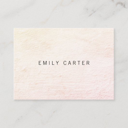 Minimalistisch versteld visitekaartje (Voorkant)