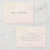 Minimalistisch versteld visitekaartje (Voorkant / Achterkant)