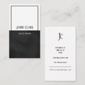 Minimalistisch verticaal visitekaartje met twee to (Voorkant / Achterkant)