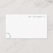 Minimalistisch vet retro script bruiloft cadeau re informatiekaartje (Achterkant)