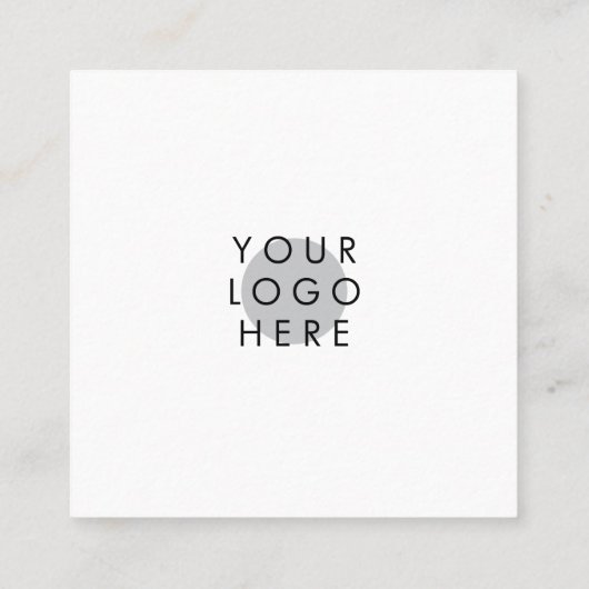 Minimalistisch vierkant Moderne Uw Visitekaartje v (Achterkant)