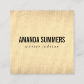 minimalistisch vierkante visitekaartje (Voorkant)