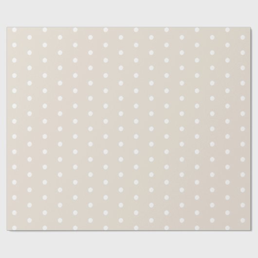 Minimalistisch Vintage Stippen Inpakpapier (Vlak)