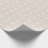 Minimalistisch Vintage Stippen Inpakpapier (Hoek)