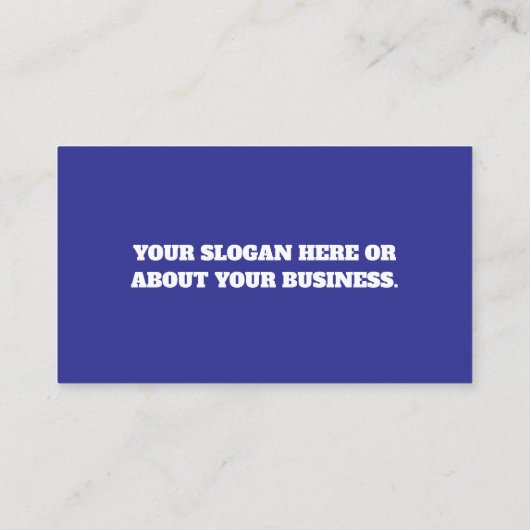  minimalistisch Visitekaartje (Achterkant)