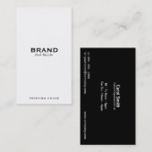 minimalistisch visitekaartje (Voorkant / Achterkant)