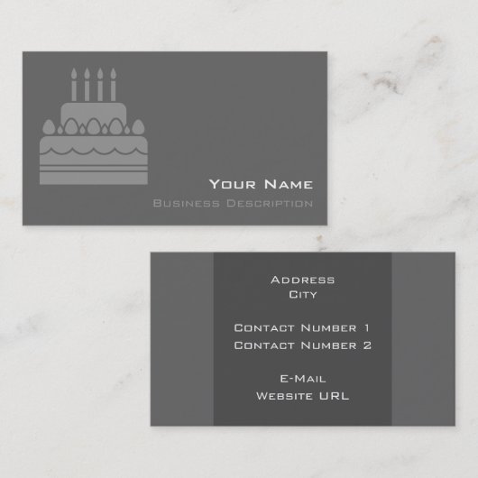 Minimalistisch Visitekaartje (Voorkant / Achterkant)