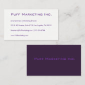 minimalistisch Visitekaartje (Voorkant / Achterkant)