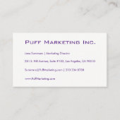  minimalistisch Visitekaartje (Voorkant)