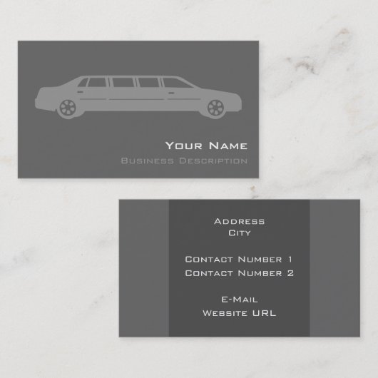 Minimalistisch Visitekaartje (Voorkant / Achterkant)