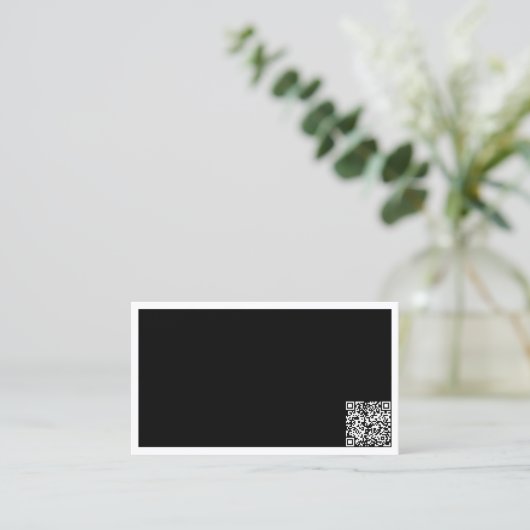 minimalistisch Visitekaartje (Staand voorkant)