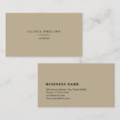  minimalistisch visitekaartje (Voorkant / Achterkant)