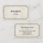  minimalistisch visitekaartje (Voorkant / Achterkant)