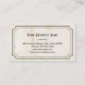  minimalistisch visitekaartje (Achterkant)