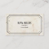  minimalistisch visitekaartje (Voorkant)