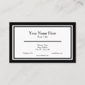 Minimalistisch Visitekaartje (Voorkant)