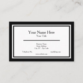 Minimalistisch Visitekaartje