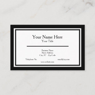 Minimalistisch Visitekaartje