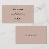 Minimalistisch Visitekaartje (Voorkant / Achterkant)